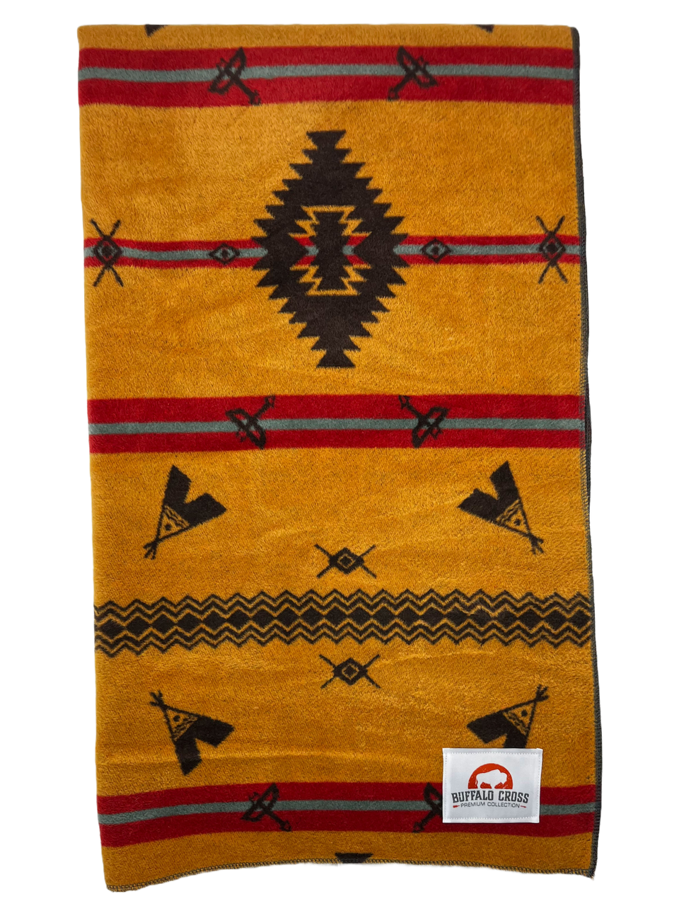 Buffalo Cross Blanket - Tipi