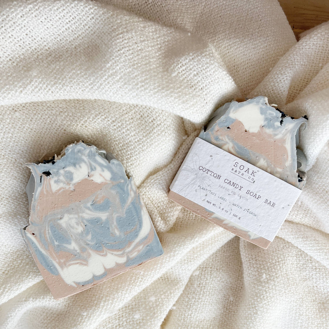 SOAK Bath Co | Cotton Candy Soap Bar