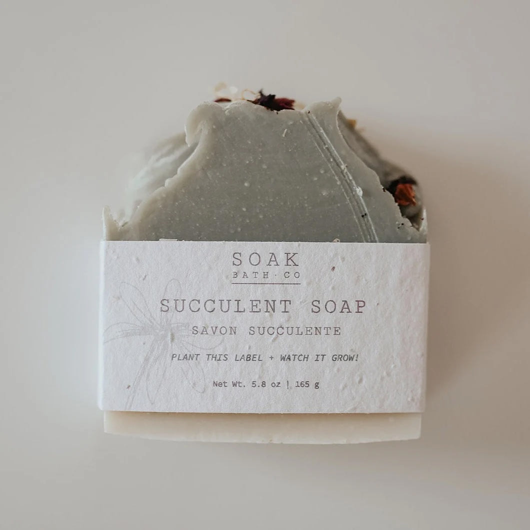 SOAK Bath Co | Succulent Soap Bar