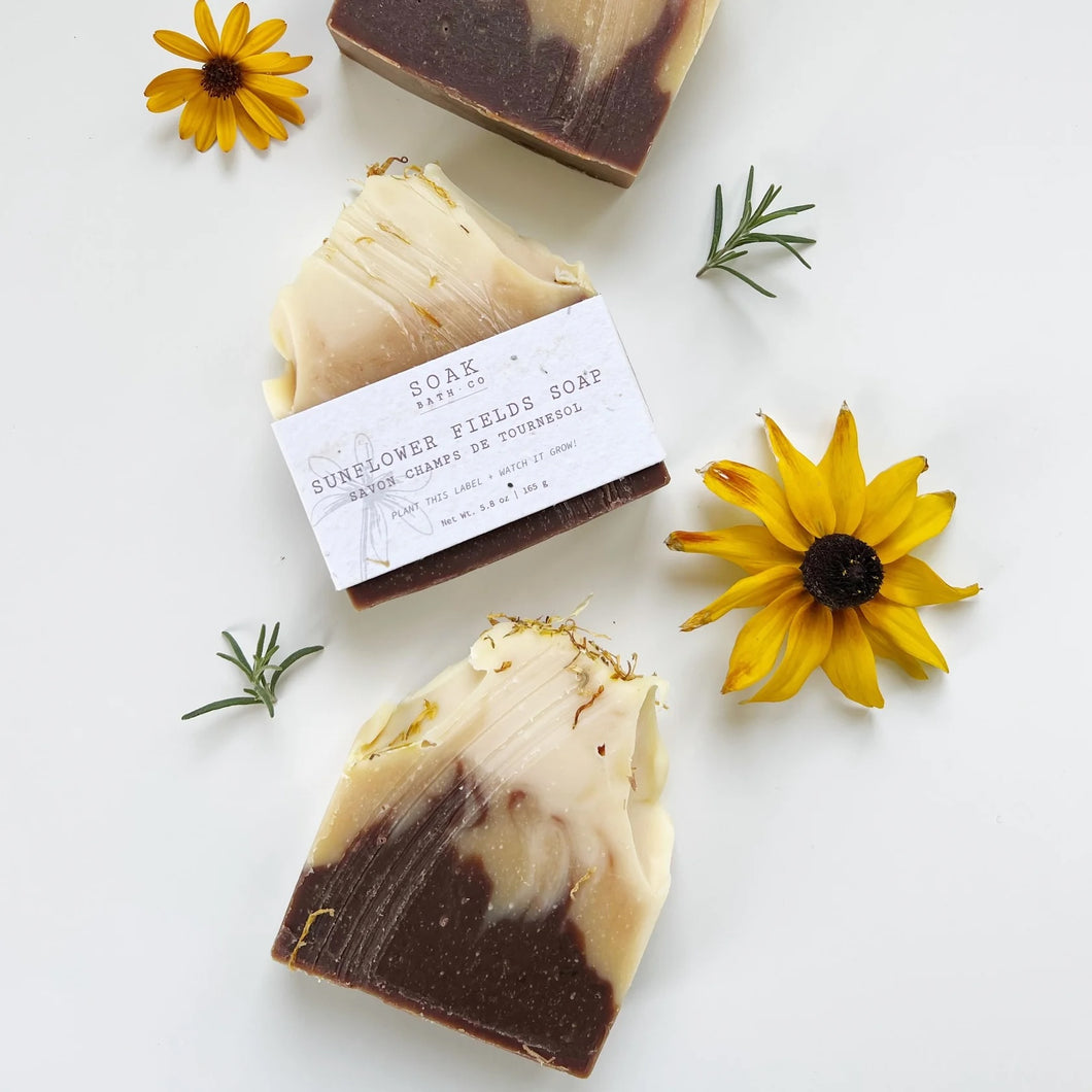 SOAK Bath Co | Sunflower Fields Soap Bar