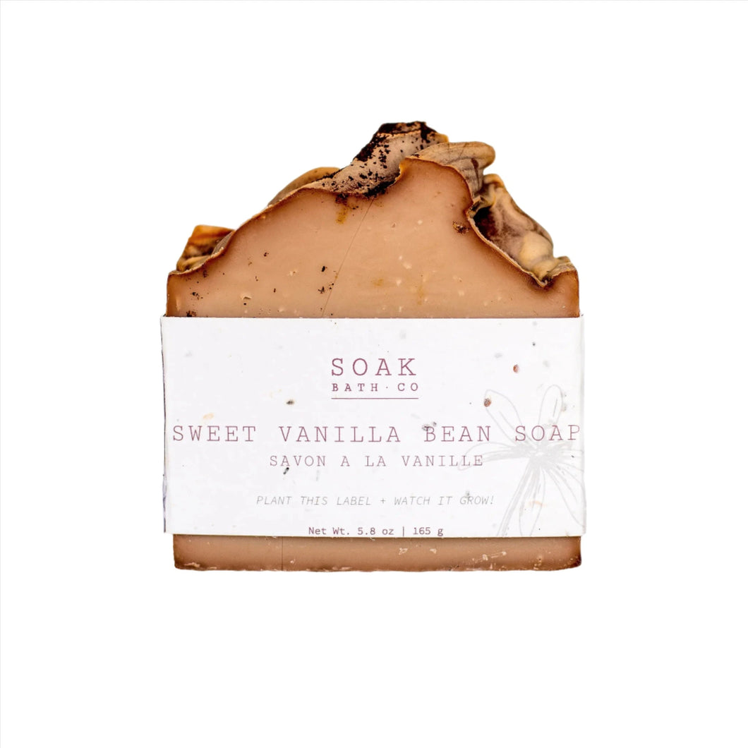 SOAK Bath Co | Sweet Vanilla Bean Soap Bar