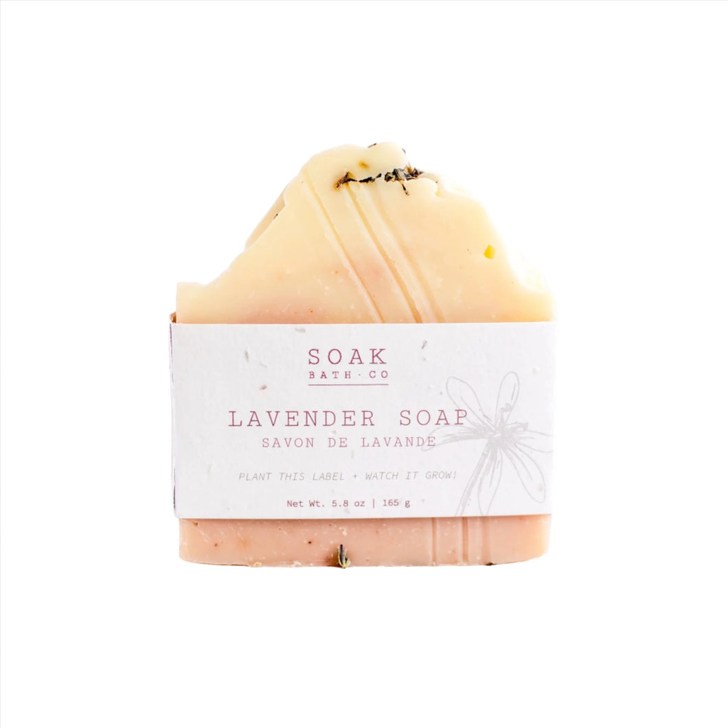 SOAK Bath Co | Lavender Soap Bar