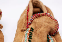 Load image into Gallery viewer, Red Threaded Moccasins
