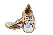 Load image into Gallery viewer, Hand Beaded Moccasins
